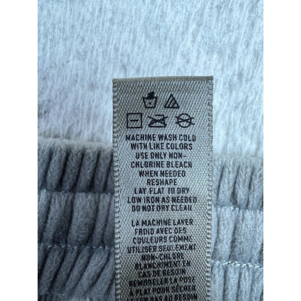 SKIMS Jogger‎ Pants Womens Large Gray Velour Elastic Waist Zip Pockets Soft - Picture 5 of 10